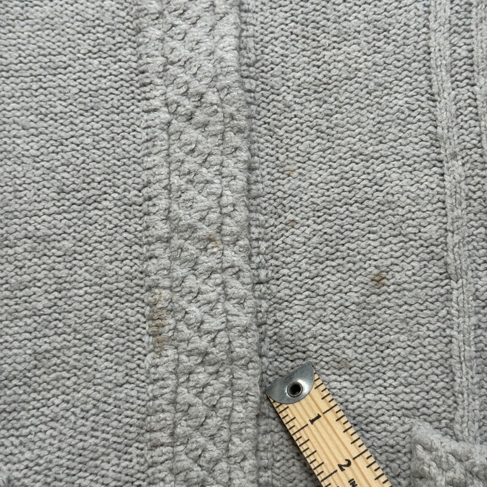 Prana Elsin Sweater Coat Women's Small Gray Textured Knit Button Cardigan Duster - Picture 8 of 8
